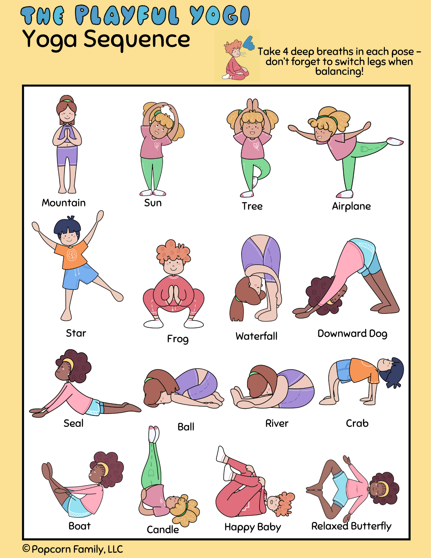Kids Yoga Sequence