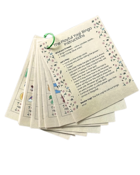 The Playful Yogi Laminated Bingo Cards